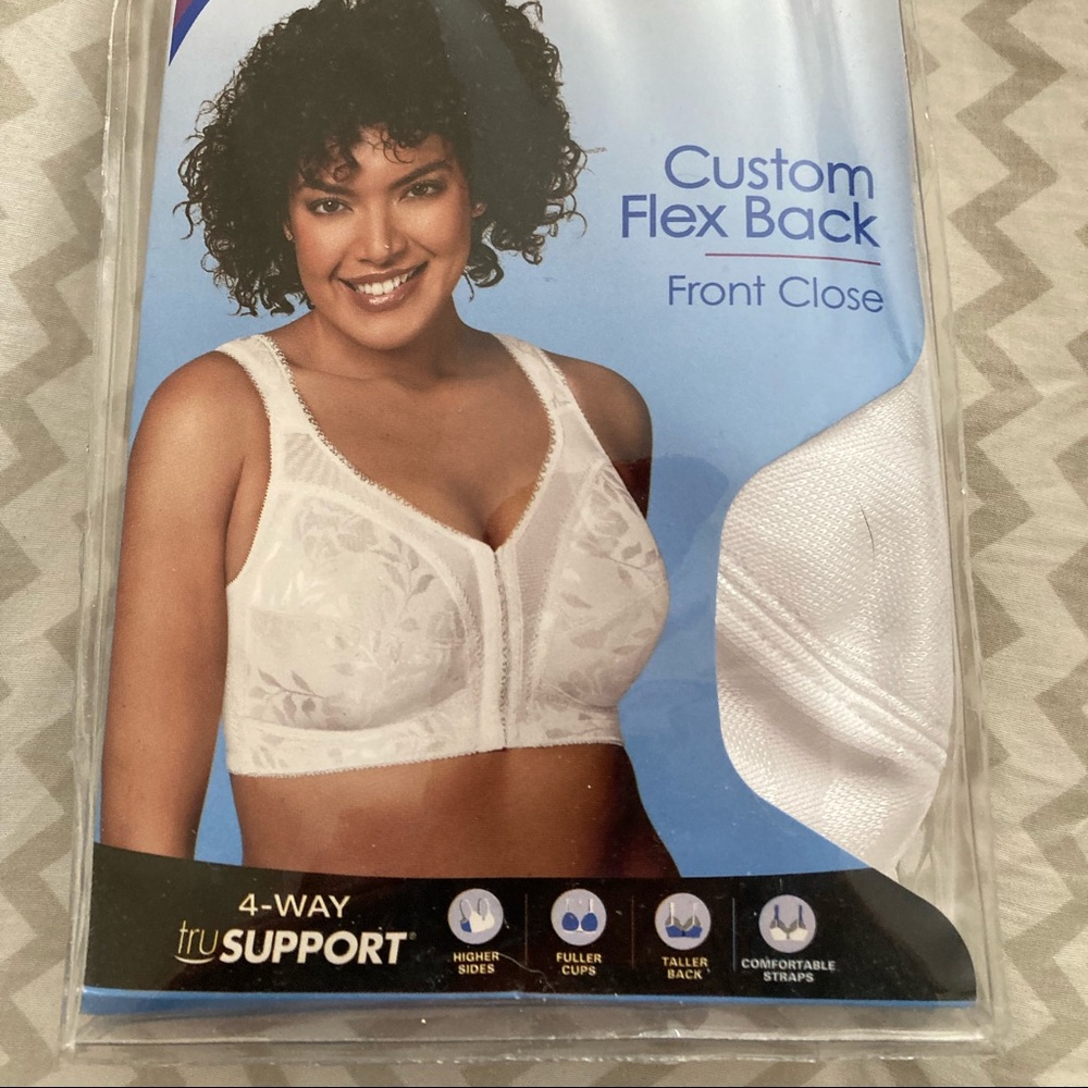 Playtex 4695 Front Close 18-hour Bra NIP Size 44C Plus Size Comfortable Support